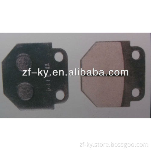 ISO9001 hot selling motorcycle brake pads BT125,factory design